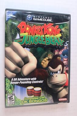 Donkey Kong Jungle Beat (Nintendo GameCube) Authentic, tested/works